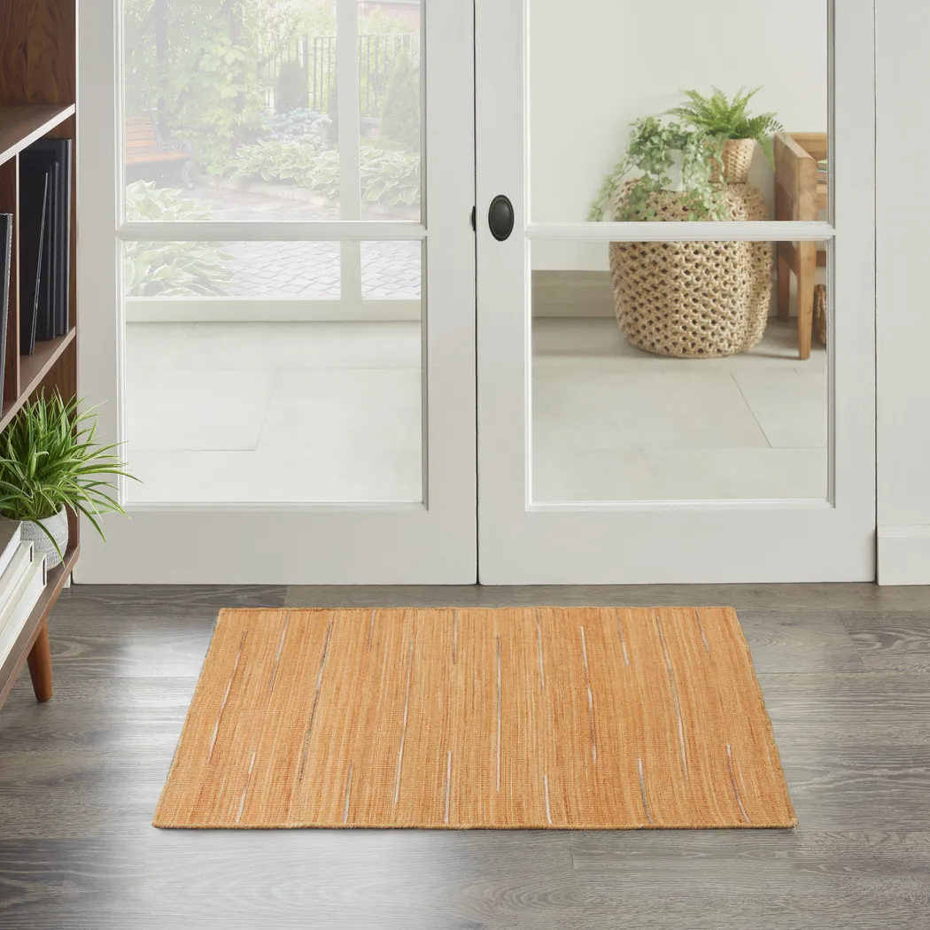 Ferriday Orange 2' x 3' Rug - Thumbnail - Image 5