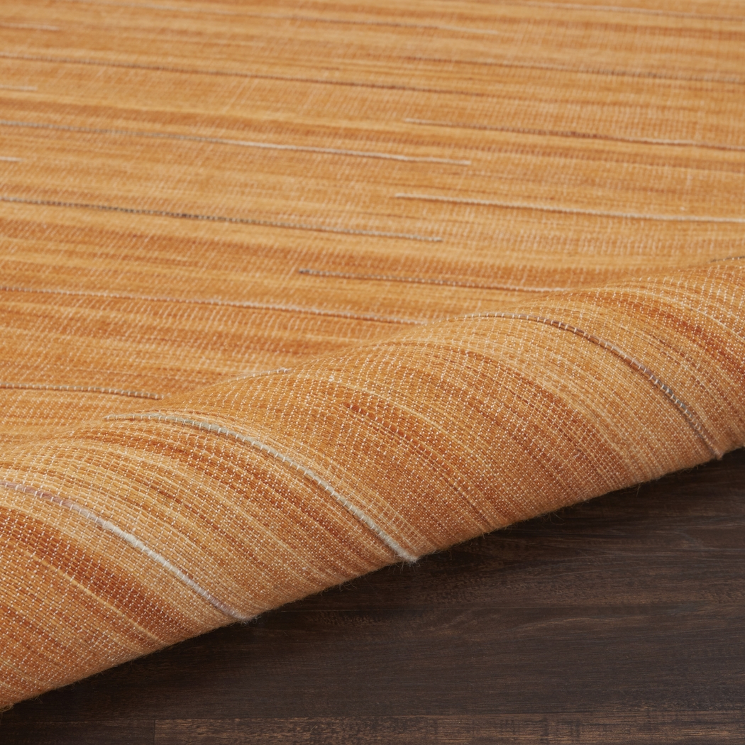 Ferriday Orange 5'3" x 7'3" Rug - Thumbnail - Image 2