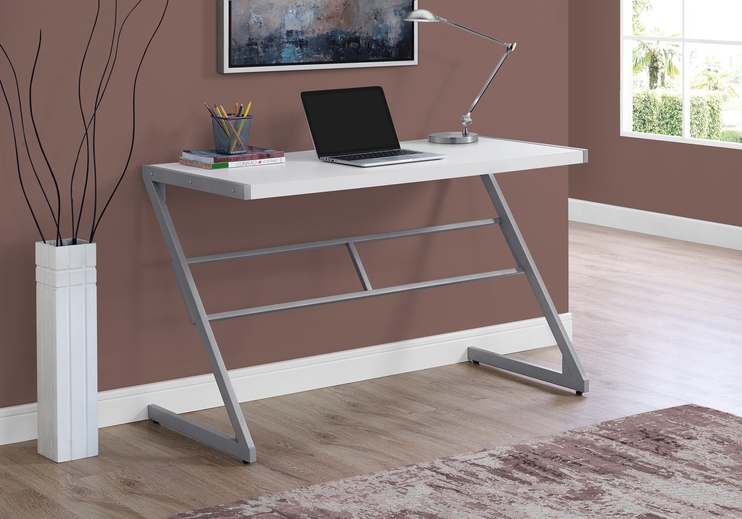 Ferrystone White Desk - Thumbnail - Image 2