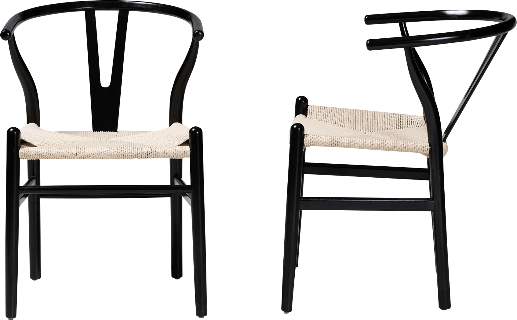 Fertell Black Arm Chair, Set of 2 - Thumbnail - Image 3
