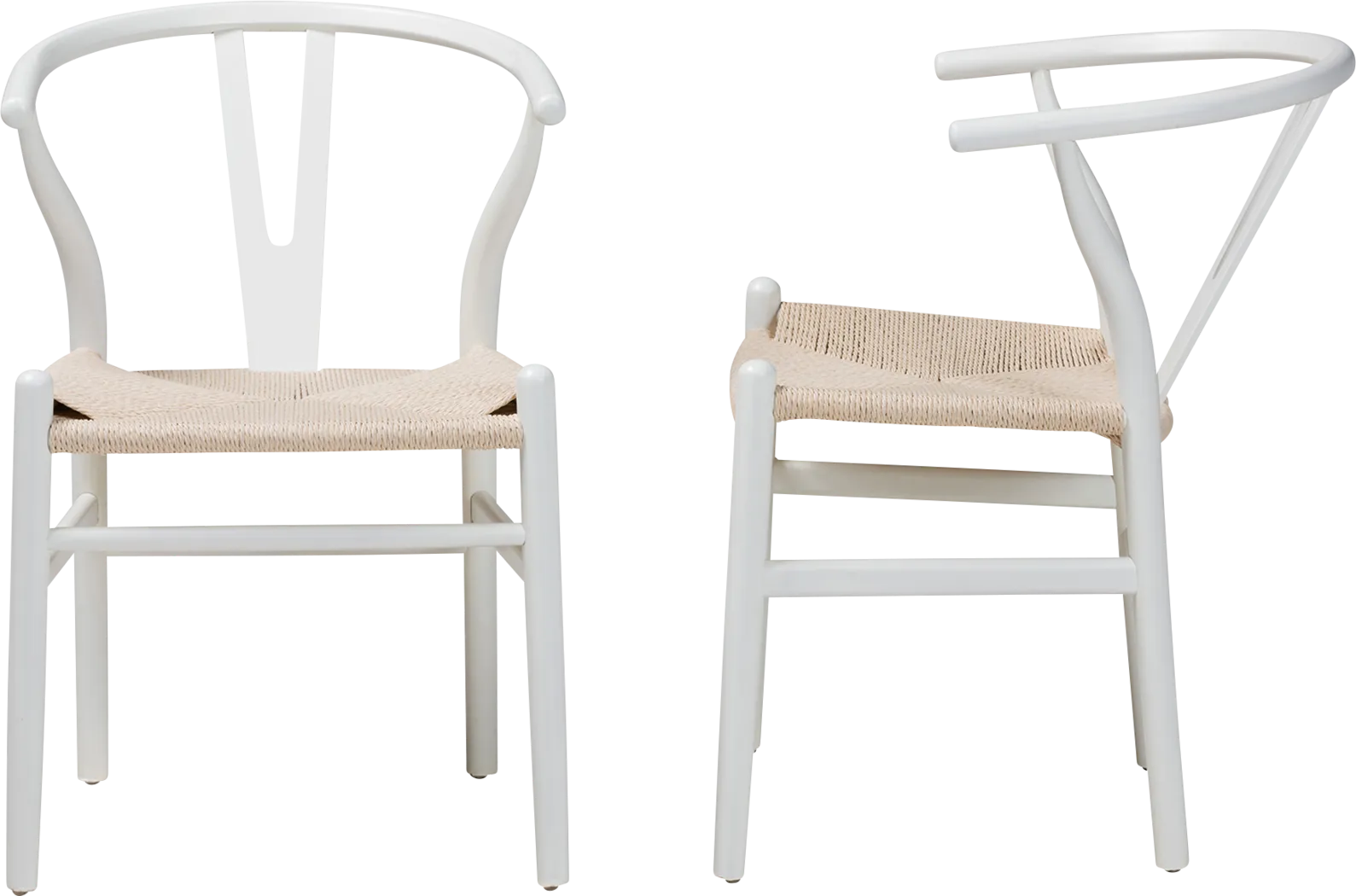 Fertell White Arm Chair, Set of 2 - Thumbnail - Image 3