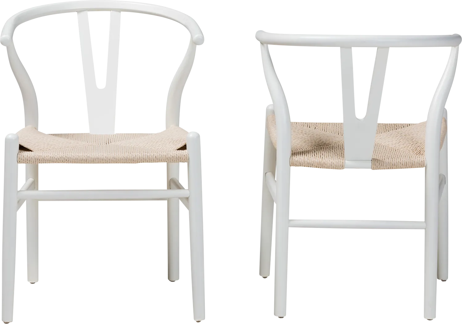 Fertell White Arm Chair, Set of 2 - Thumbnail - Image 4