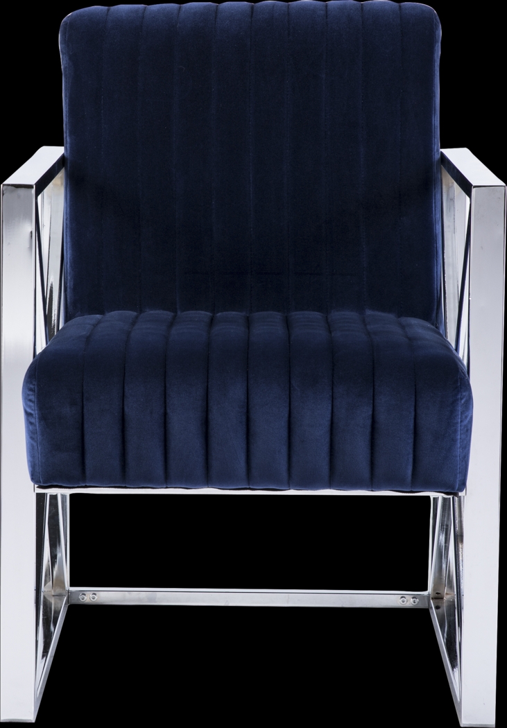 Fetteressa Blue Accent Chair - Thumbnail - Image 3