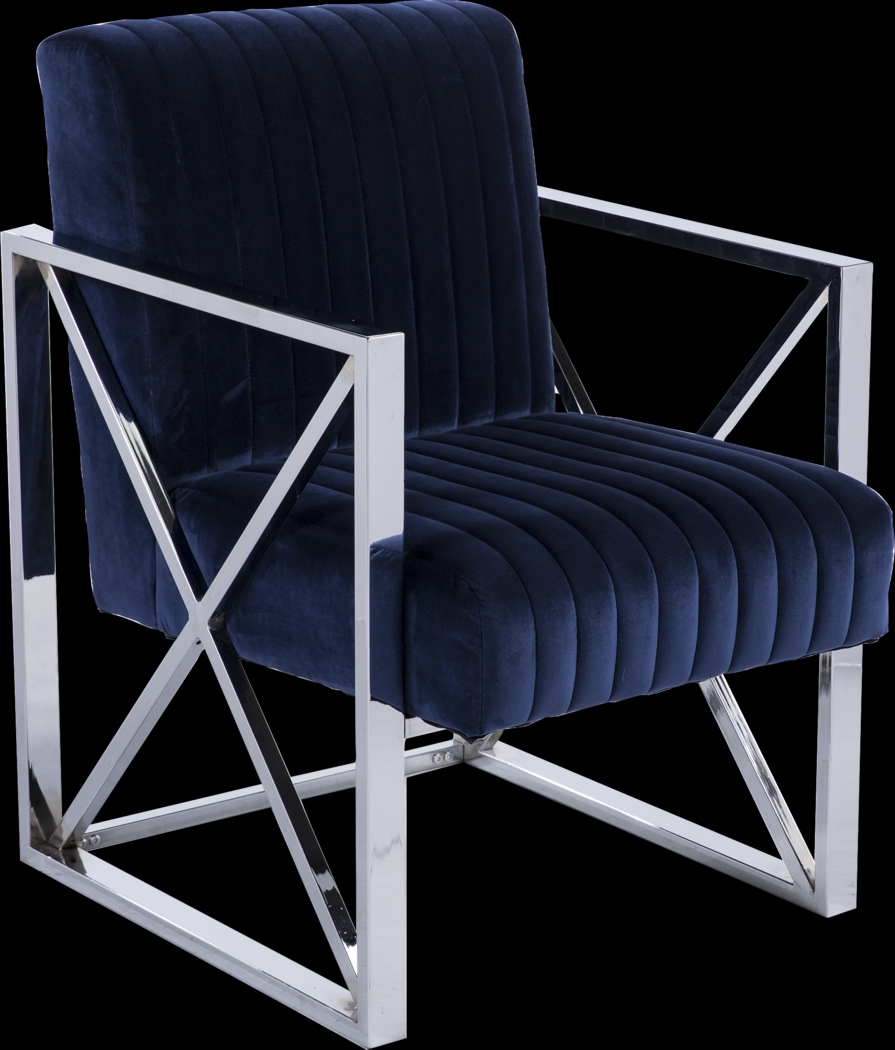 Fetteressa Blue Accent Chair - Thumbnail - Image 1
