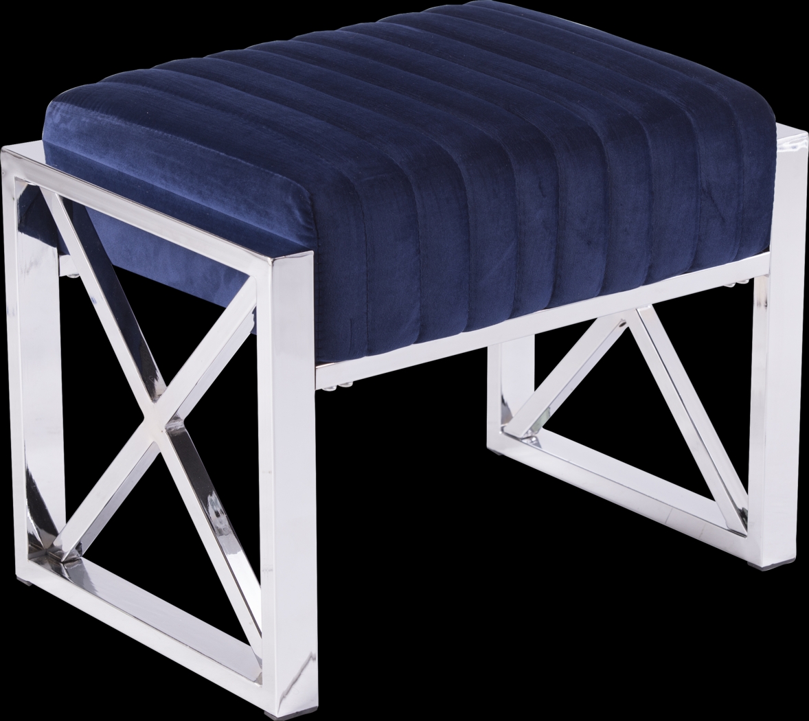 Fetteressa Blue Ottoman - Thumbnail - Image 1