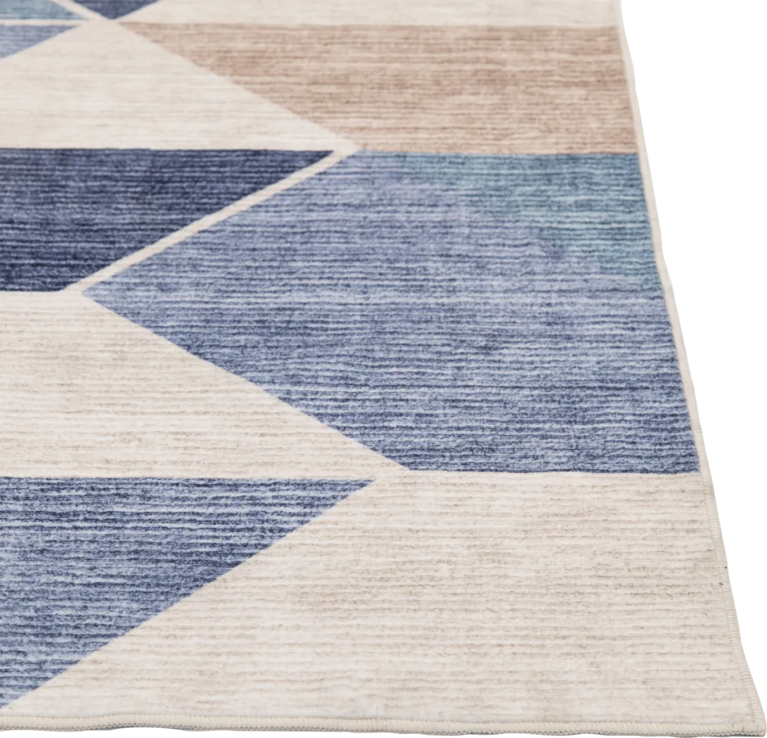 Fetterolf Blue 5' x 7' Rug - Thumbnail - Image 2
