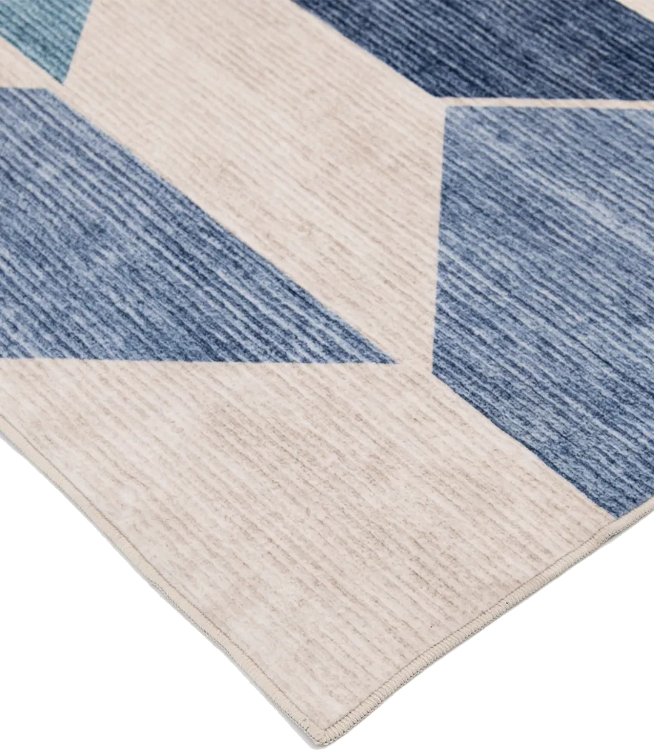 Fetterolf Blue 5' x 7' Rug - Thumbnail - Image 3