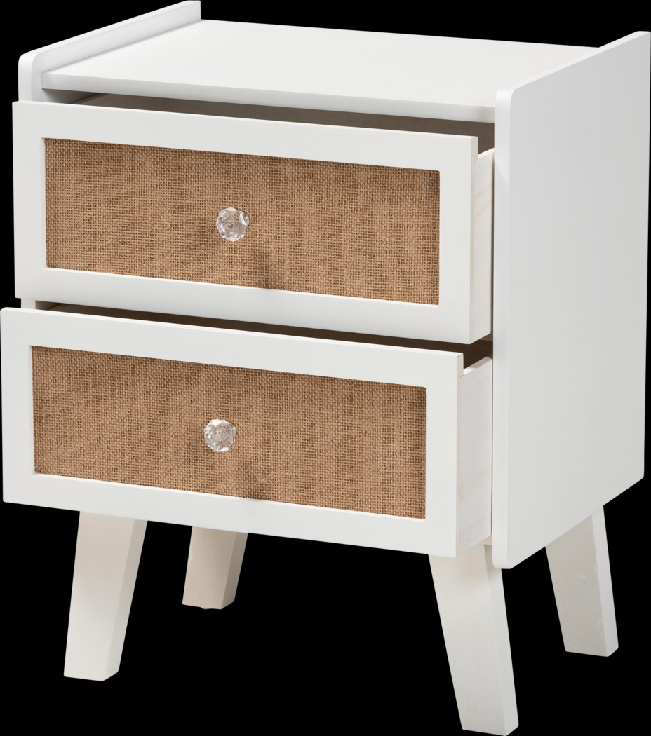 Fewflower White Nightstand - Thumbnail - Image 4
