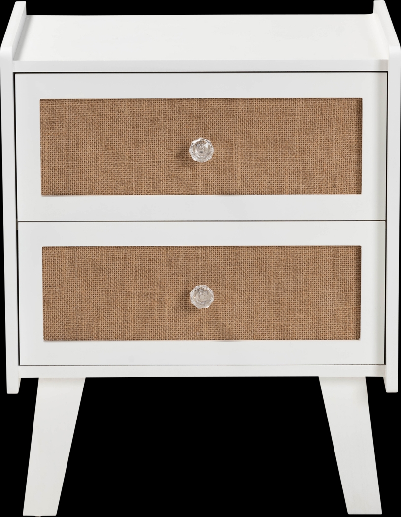 Fewflower White Nightstand - Thumbnail - Image 5
