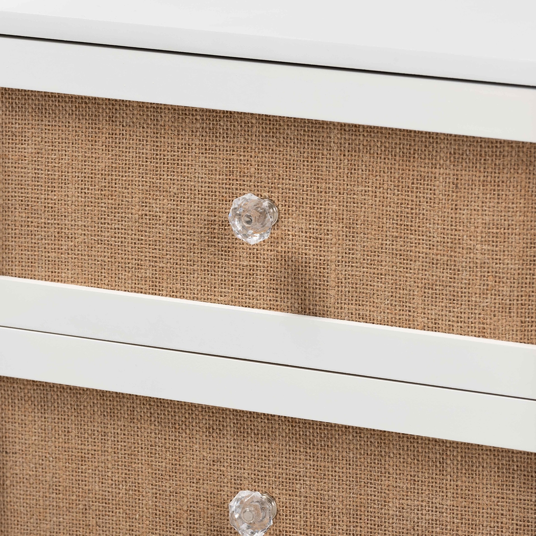 Fewflower White Nightstand - Thumbnail - Image 7