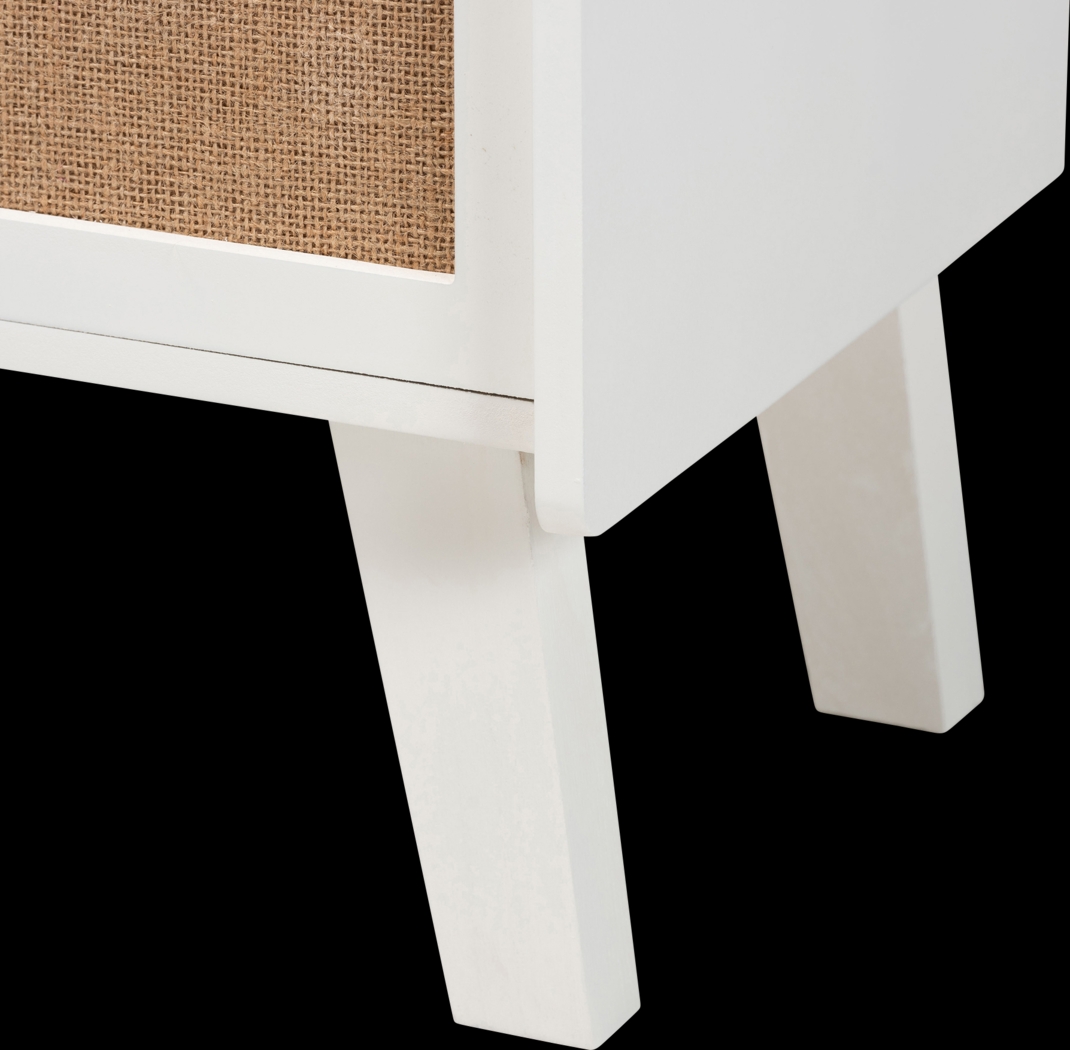Fewflower White Nightstand - Thumbnail - Image 8