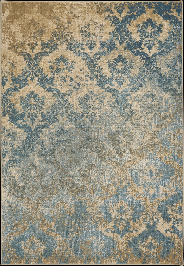 Fez Blue 3'11 x 5'5 Rug - Thumbnail - Image 1