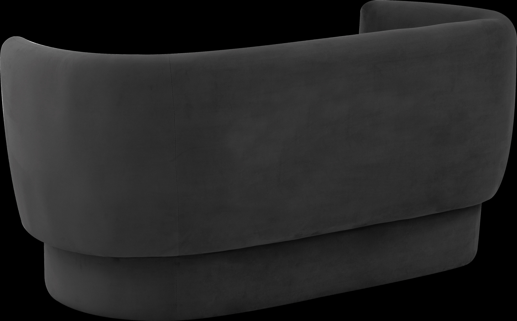 Fiaba Black Loveseat - Thumbnail - Image 4