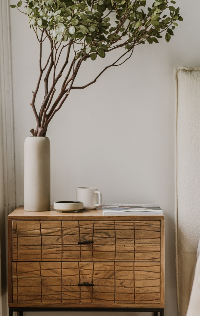 Fichett Beige Nightstand - Thumbnail - Image 6