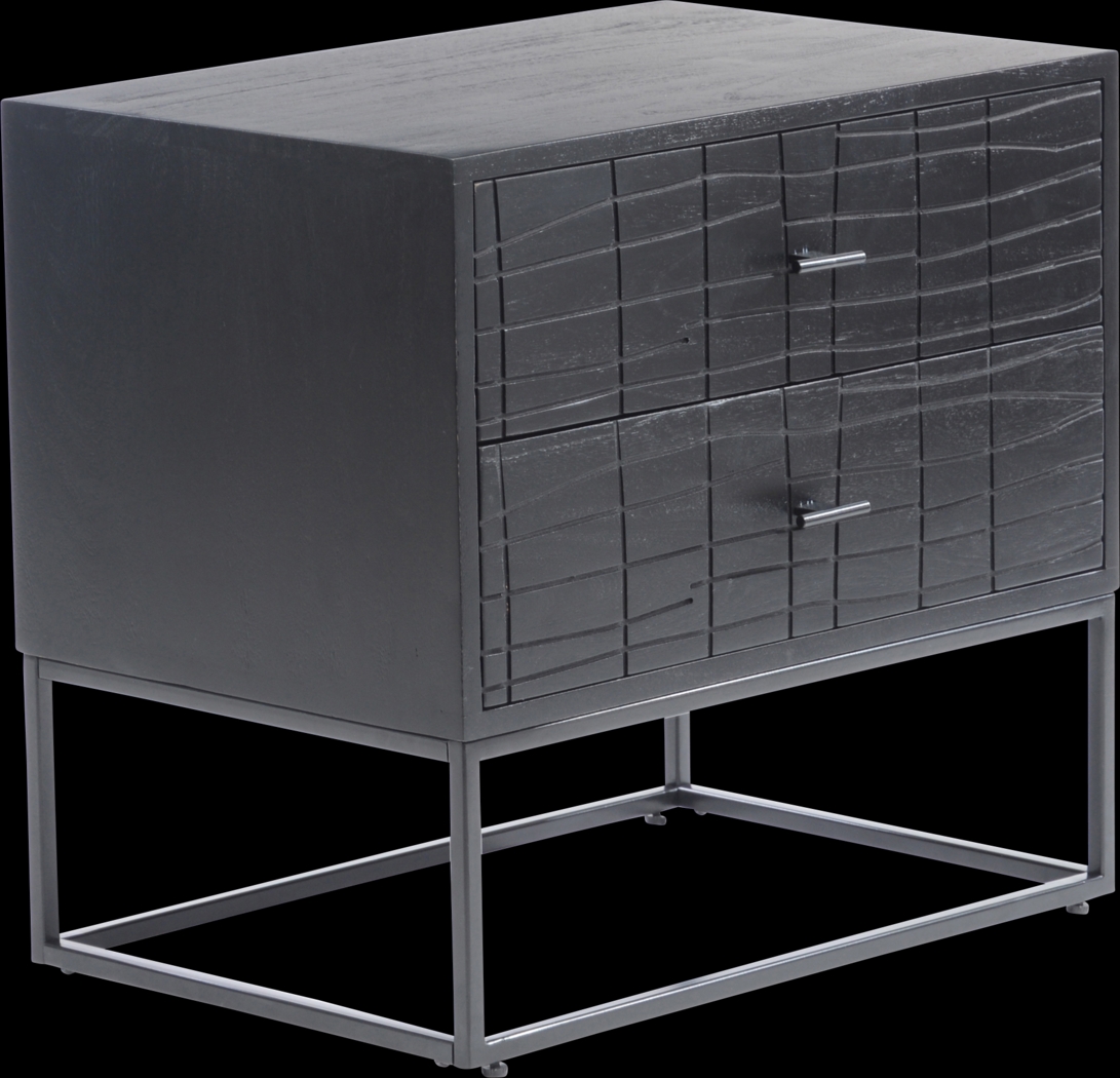 Fichett Black Nightstand - Thumbnail - Image 1