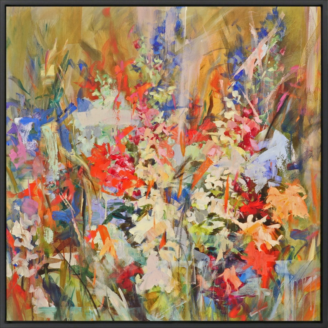 Field Of Flowers Framed Artwork - Thumbnail - Image 1