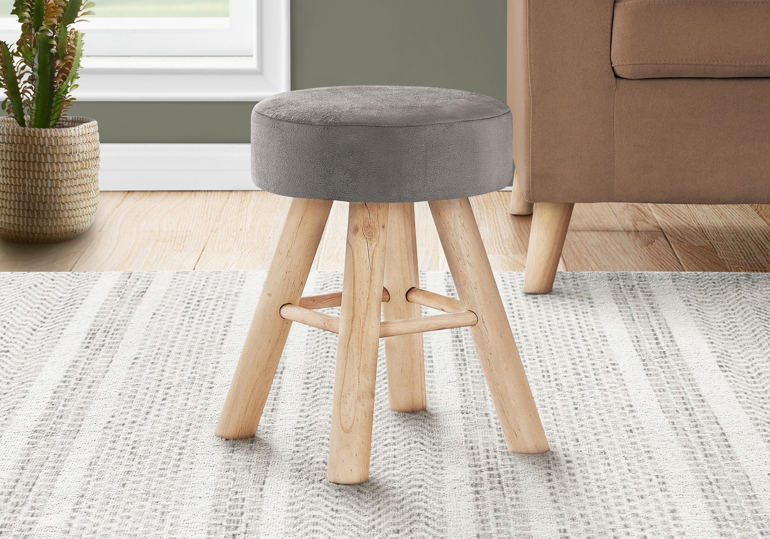 Fieldbrook Gray Ottoman - Thumbnail - Image 2