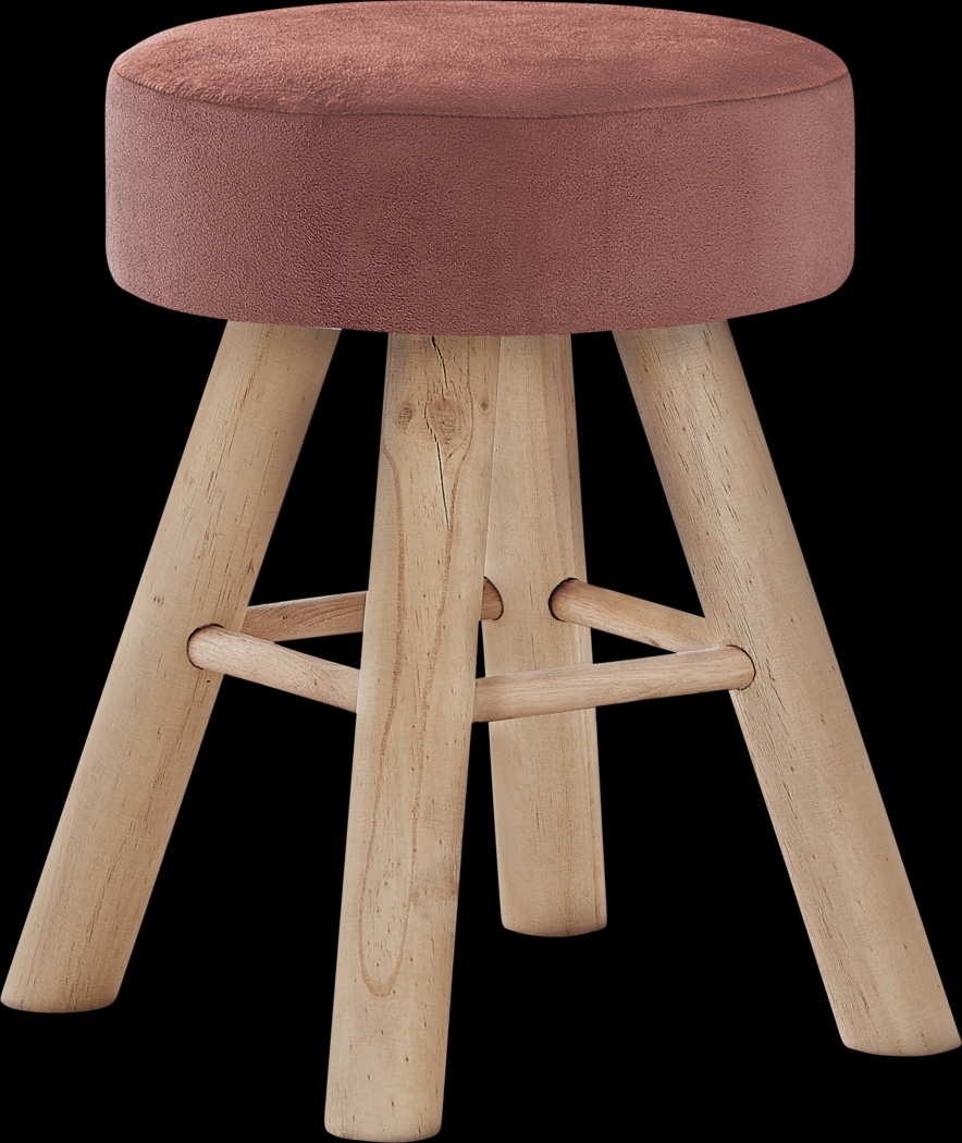 Fieldbrook Pink Ottoman - Thumbnail - Image 1