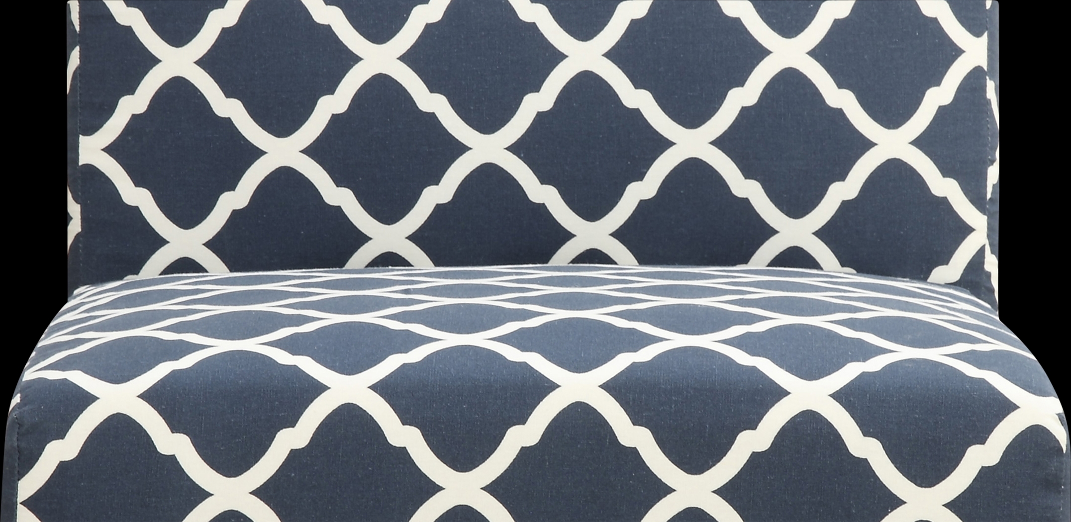 Fielden I Blue Pattern Accent Chair - Thumbnail - Image 5