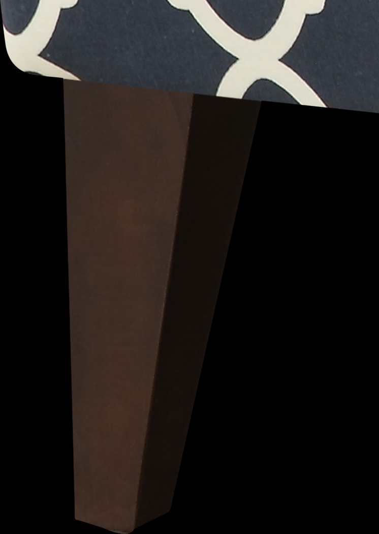 Fielden I Blue Pattern Accent Chair - Thumbnail - Image 6