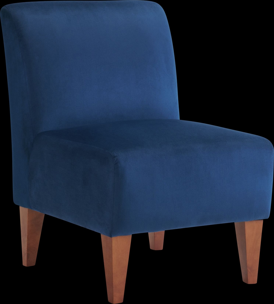 Fielden II Blue Accent Chair - Thumbnail - Image 1