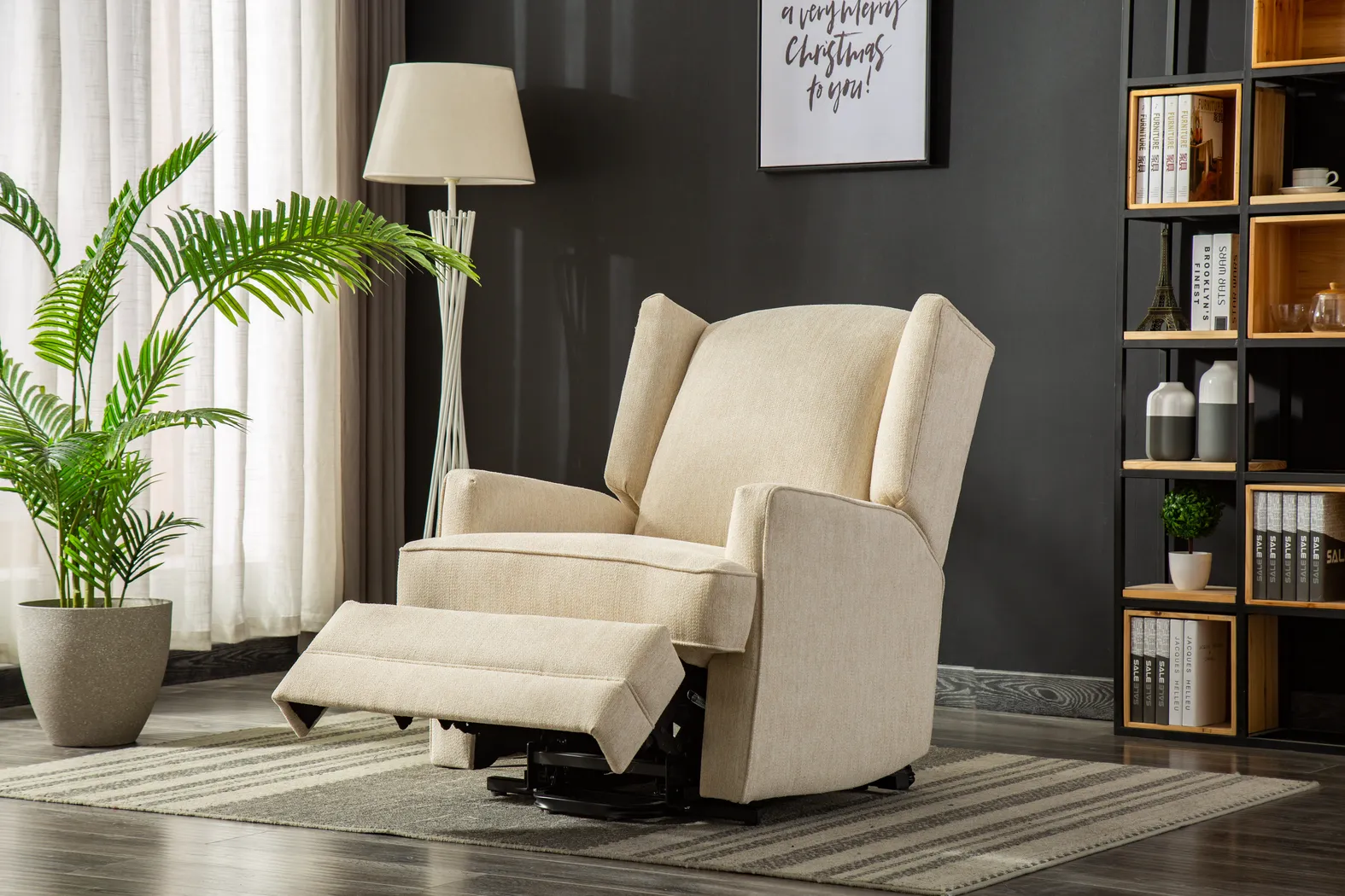 Fieldston Beige Power Recliner - Thumbnail - Image 11