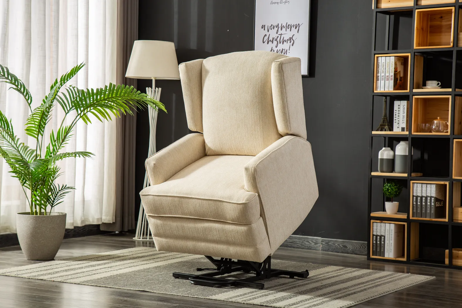 Fieldston Beige Power Recliner - Thumbnail - Image 12