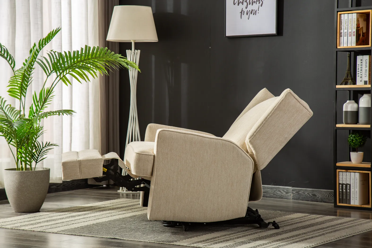 Fieldston Beige Power Recliner - Thumbnail - Image 13