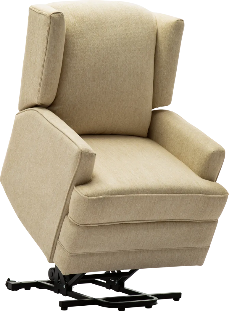 Fieldston Beige Power Recliner - Thumbnail - Image 3