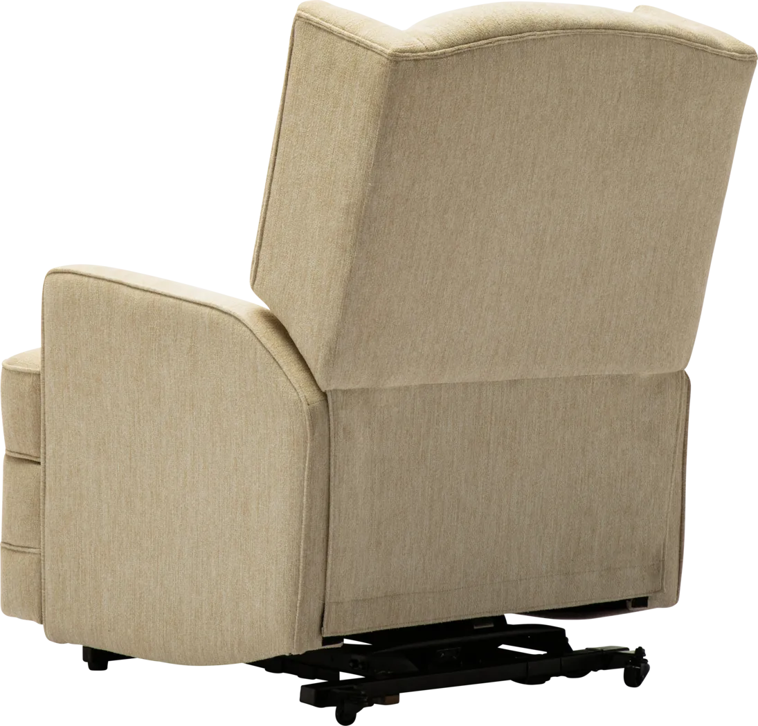 Fieldston Beige Power Recliner - Thumbnail - Image 4