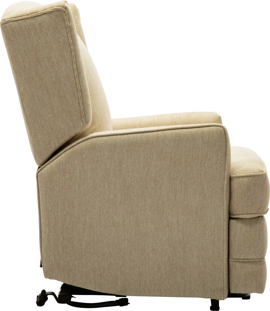 Fieldston Beige Power Recliner - Thumbnail - Image 7