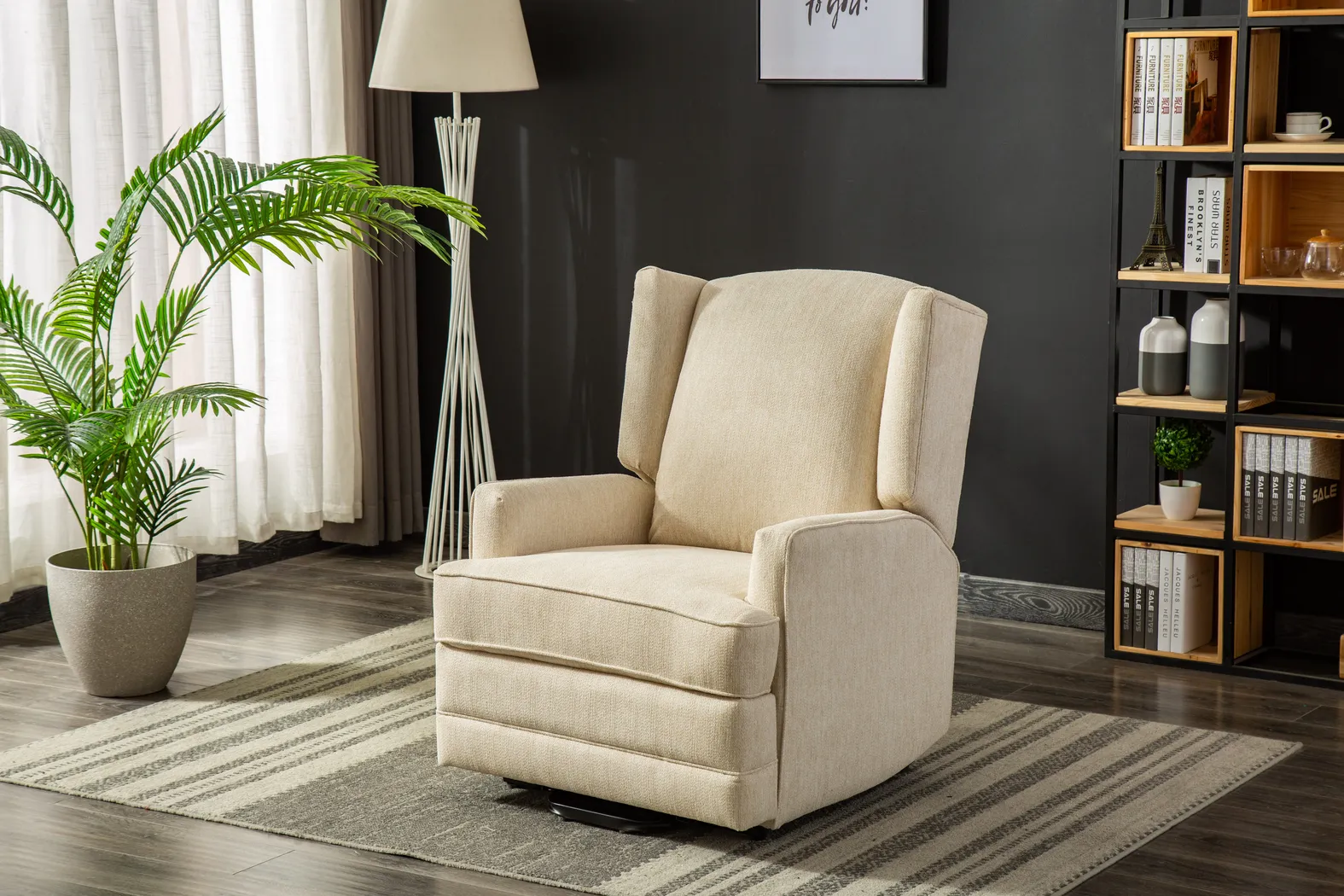 Fieldston Beige Power Recliner - Thumbnail - Image 10