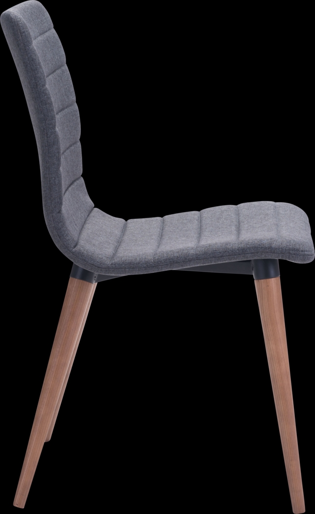 Fifer Gray Side Chair, Set of 2 - Thumbnail - Image 2