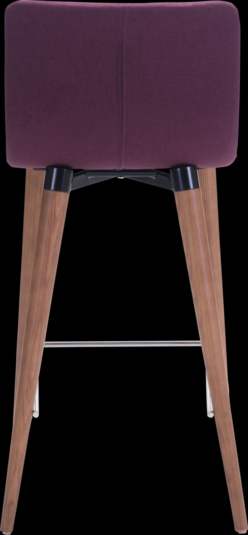Fifer Purple Counter Height Stool, Set of 2 - Thumbnail - Image 4
