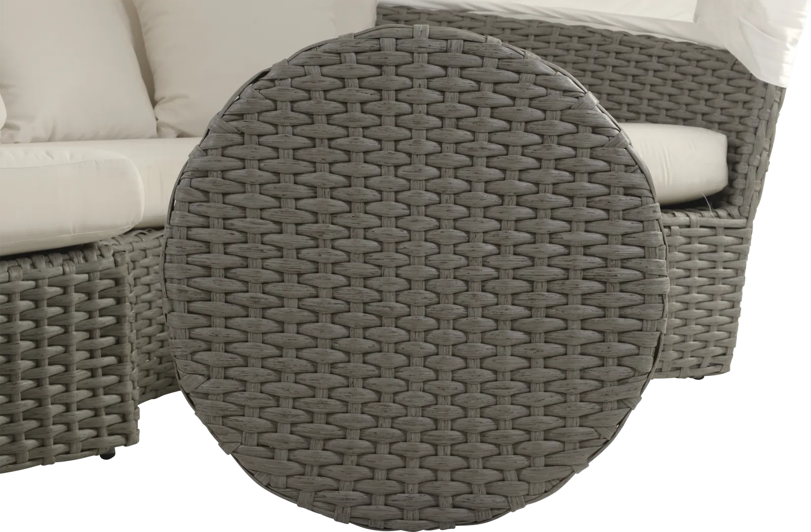 Palisades Brown Outdoor Daybed with Natural Cushions - Image 6