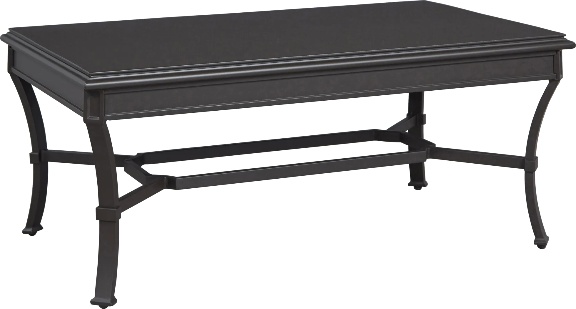 St. Laurent Mocha Outdoor Cocktail Table - Thumbnail - Image 1