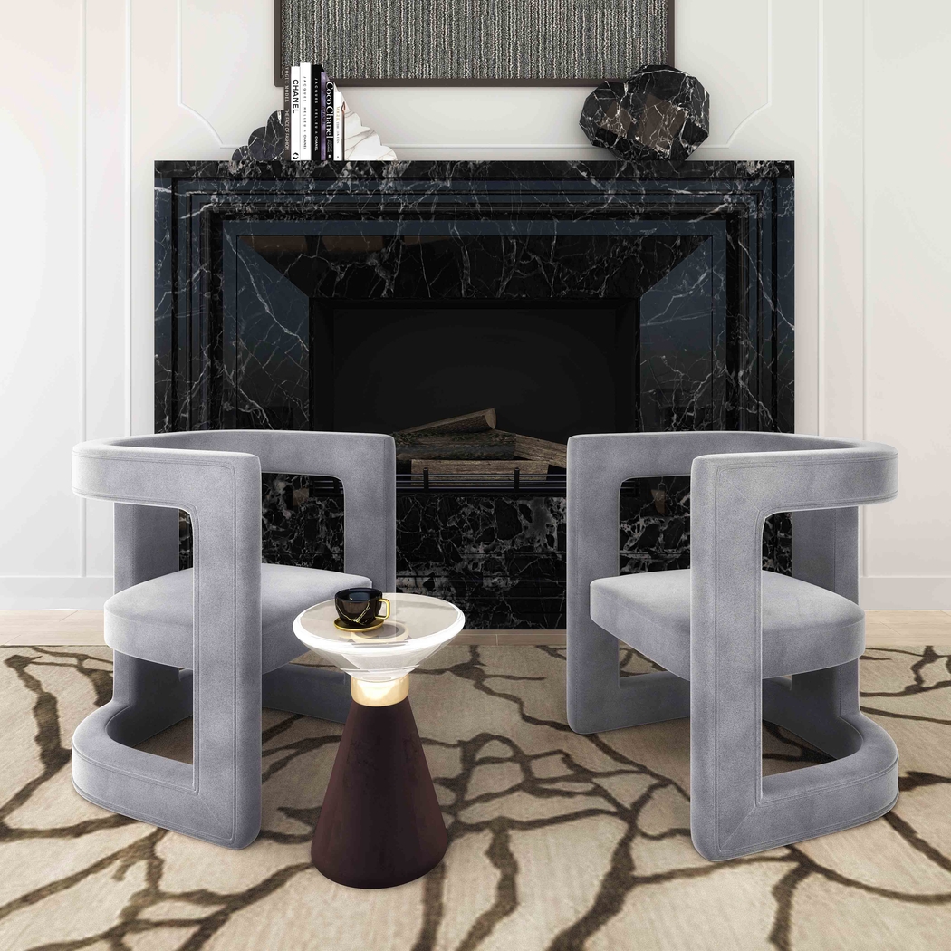 Figeac Gray Accent Table - Thumbnail - Image 5