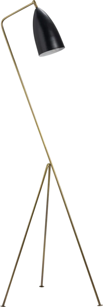 Filbert Drive Black Floor Lamp - Thumbnail - Image 2