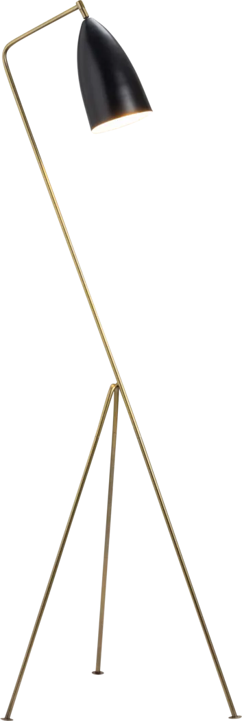 Filbert Drive Black Floor Lamp - Thumbnail - Image 1