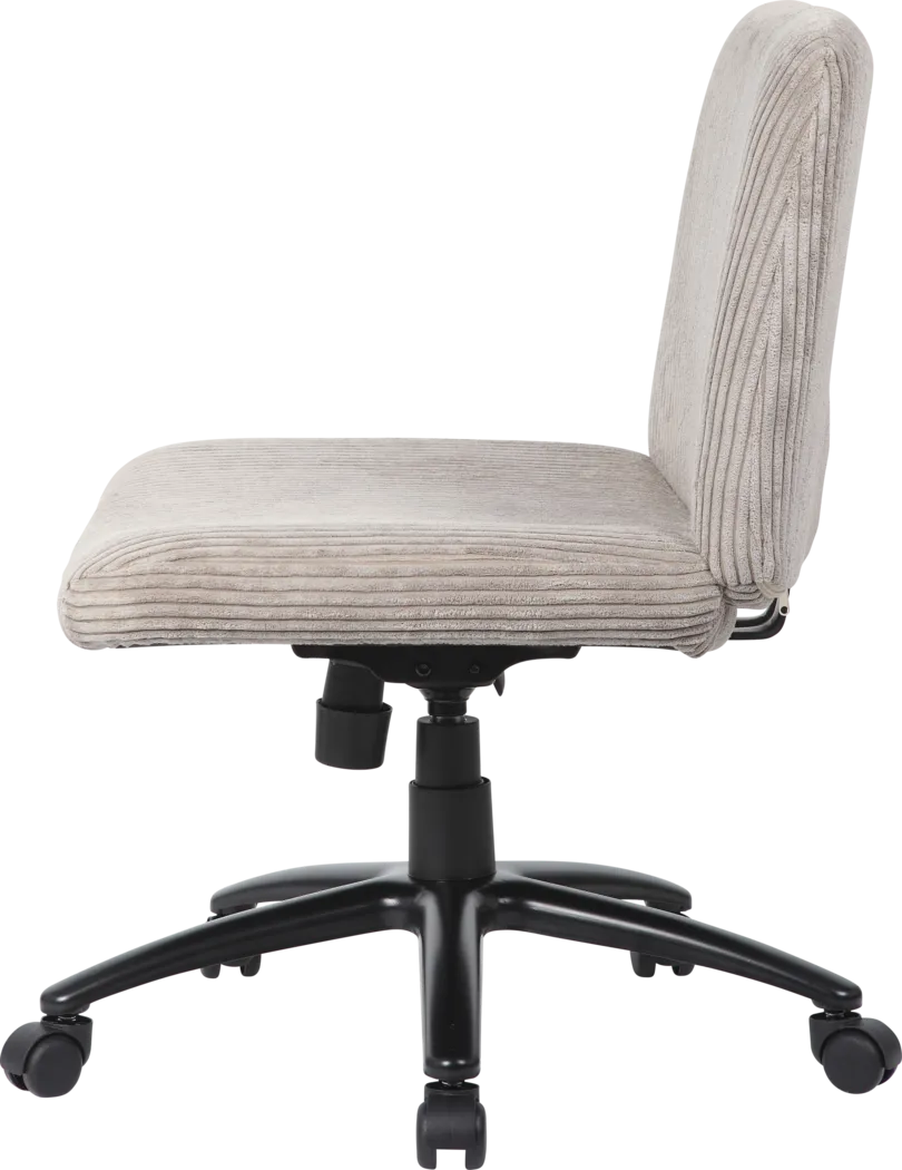 Fileera Beige Desk Chair - Thumbnail - Image 4