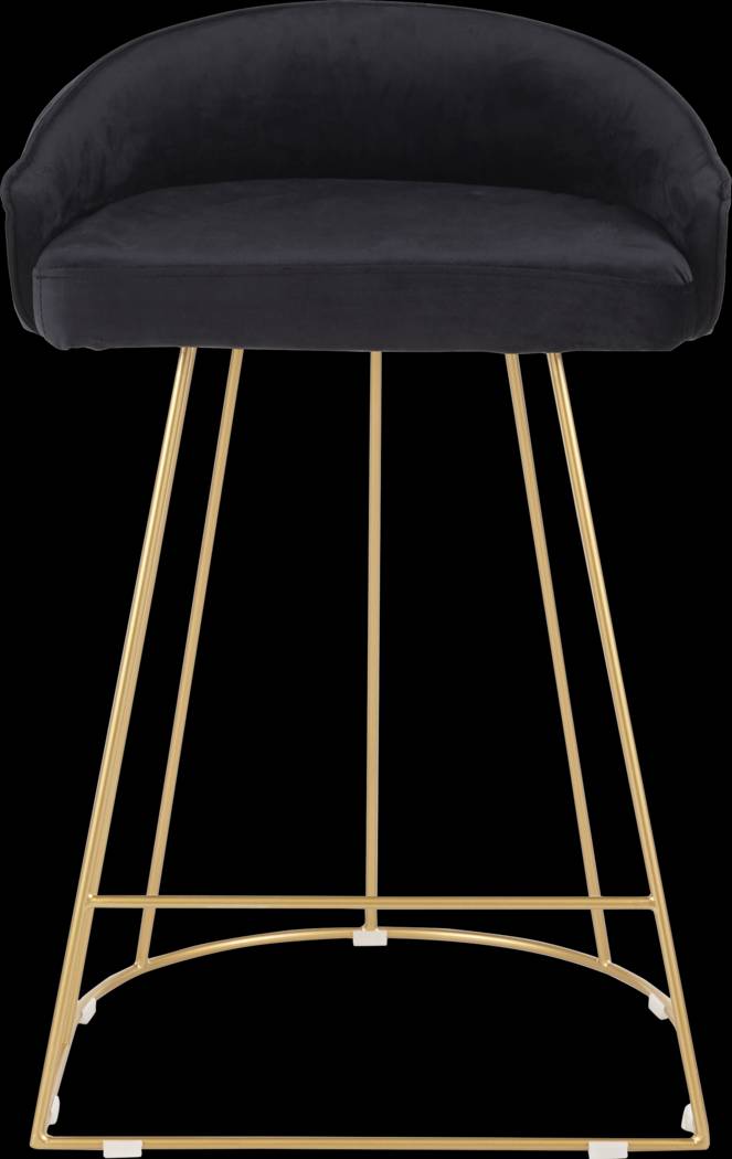 Filia Black Counter Height Stool, Set of 2 - Thumbnail - Image 4