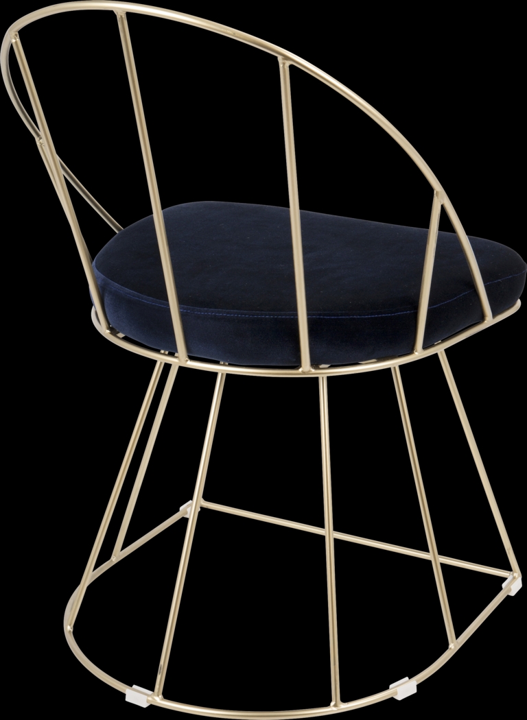 Filia Blue Dining Chair (Set of 2) - Thumbnail - Image 2