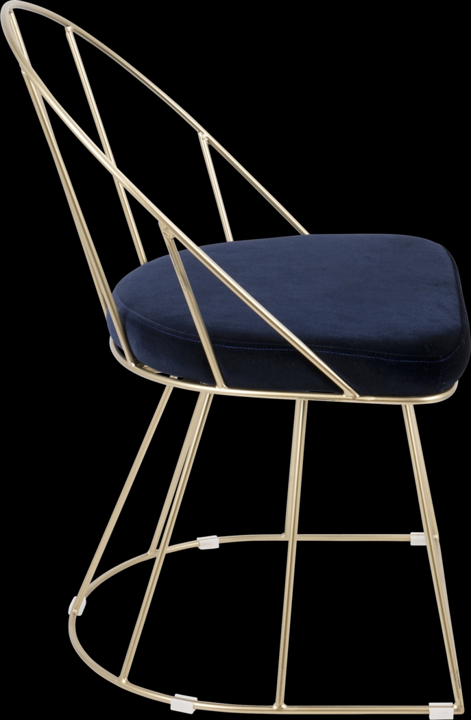 Filia Blue Dining Chair (Set of 2) - Thumbnail - Image 3