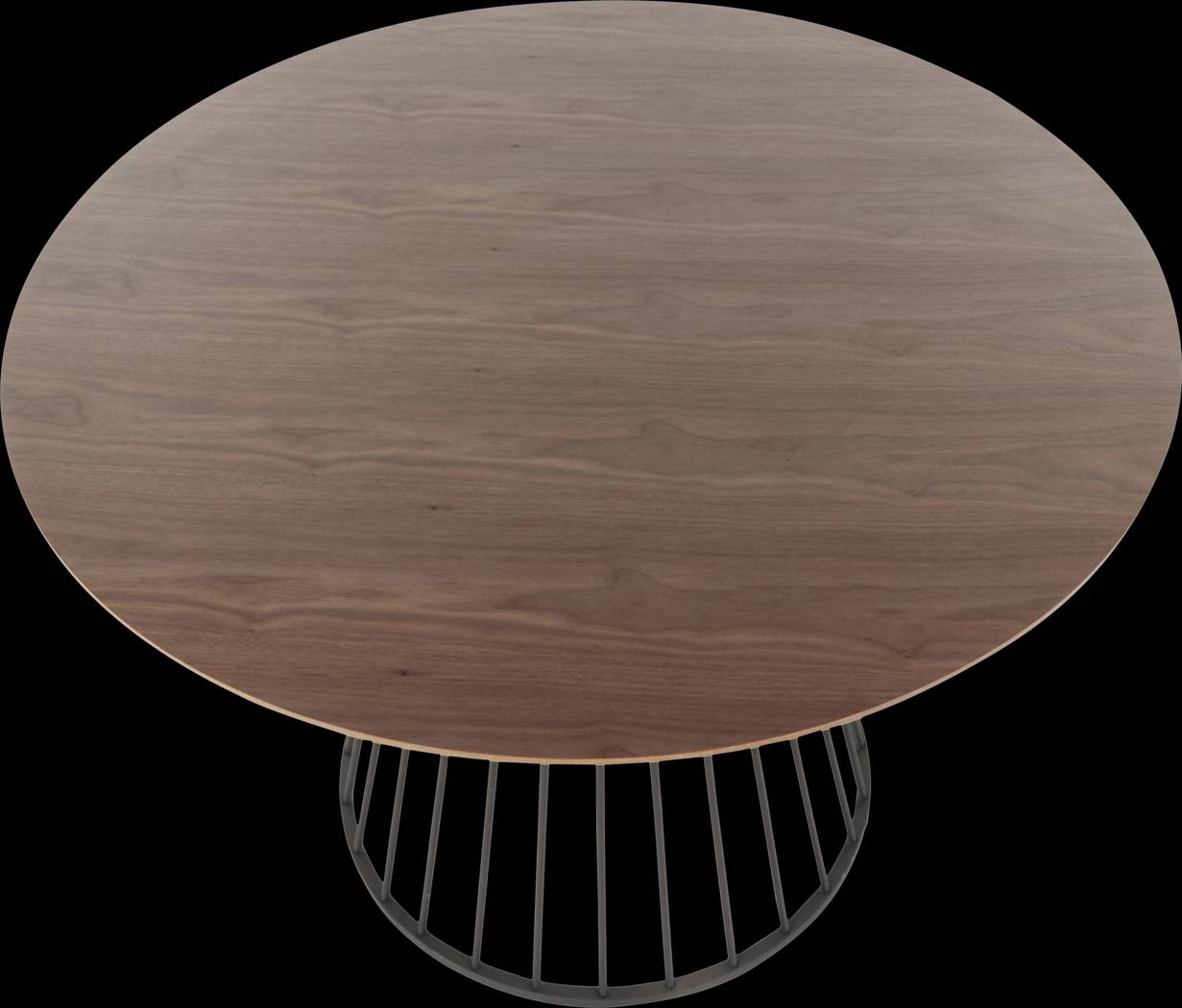 Filia Brown Round Dining Table - Thumbnail - Image 2