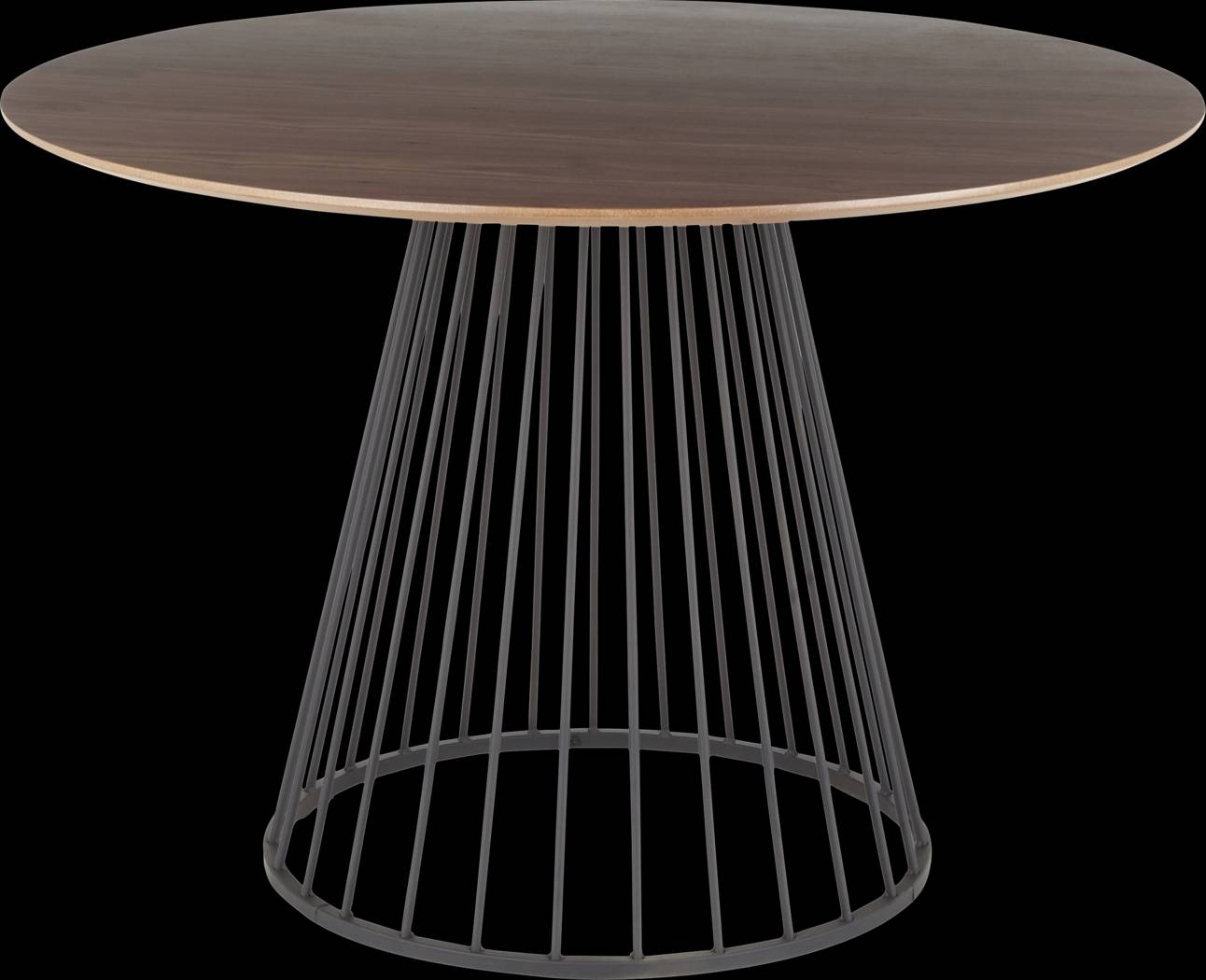 Filia Brown Round Dining Table - Thumbnail - Image 1