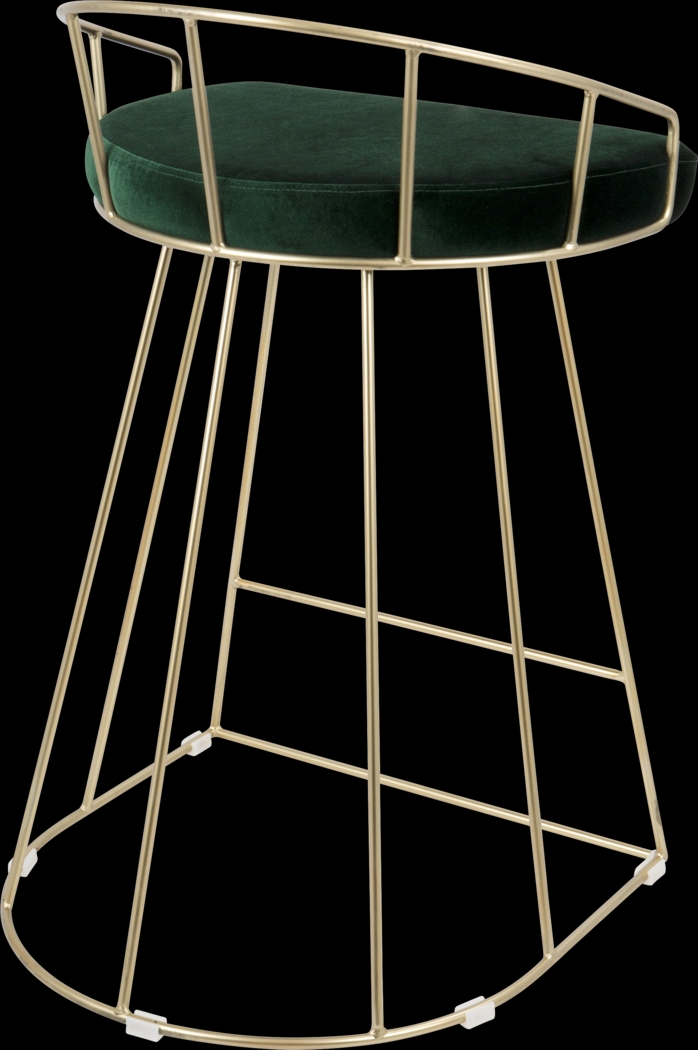 Filia Green Counter Height Stool (Set of 2) - Thumbnail - Image 2