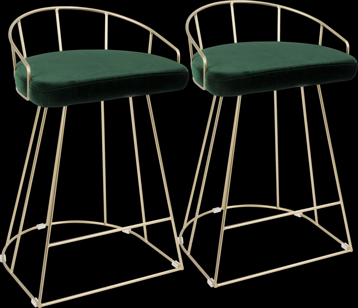 Filia Green Counter Height Stool (Set of 2) - Thumbnail - Image 1