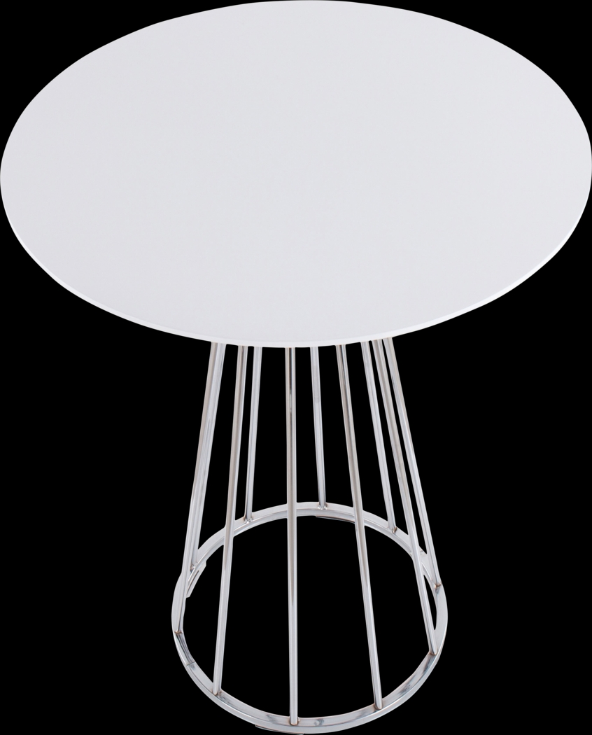 Filia III White Counter Height Dining Table - Thumbnail - Image 2