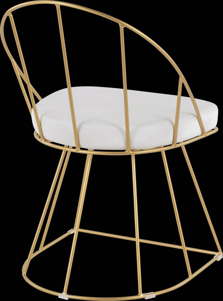 Filia White Dining Chair, Set of 2 - Thumbnail - Image 2