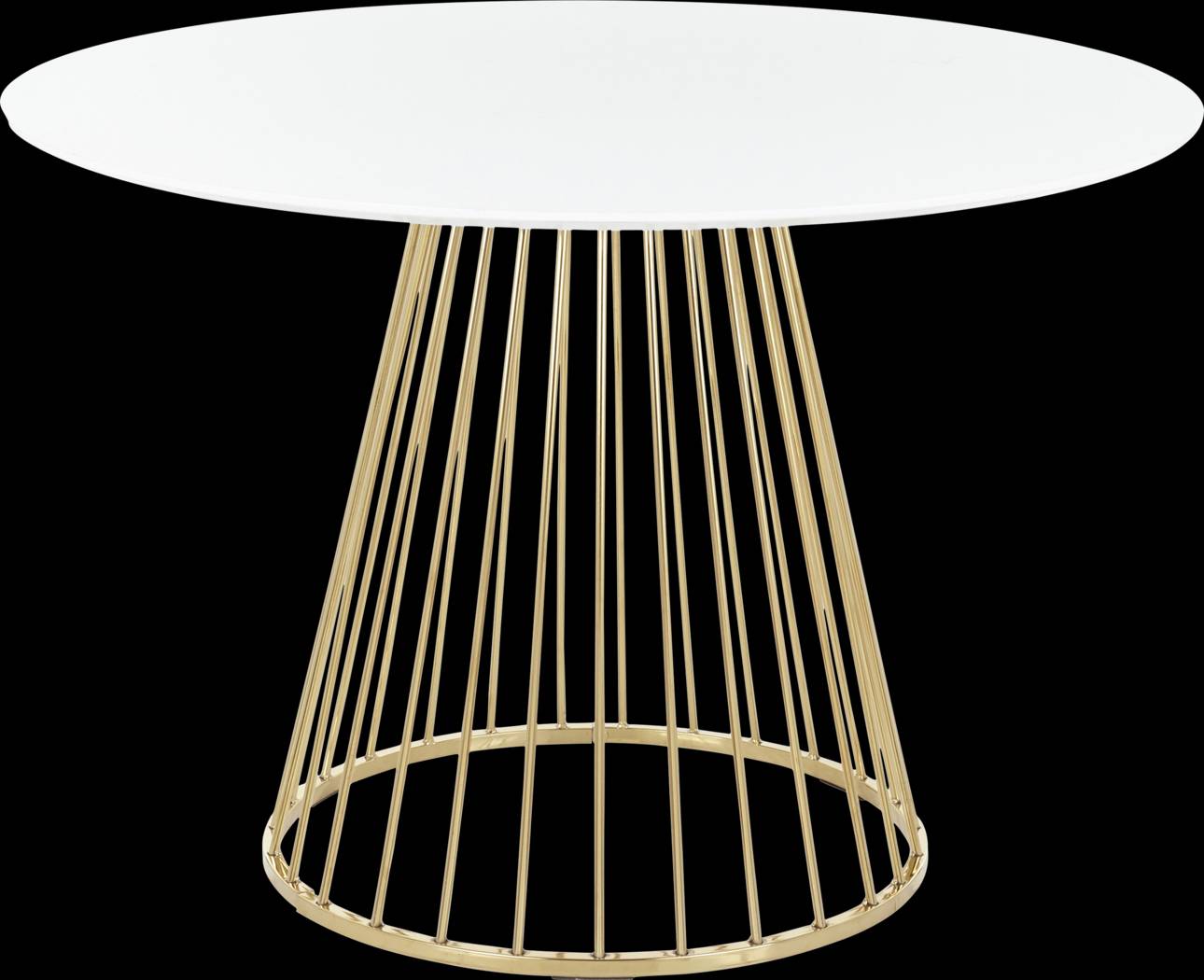 Filia White Round Dining Table - Thumbnail - Image 1